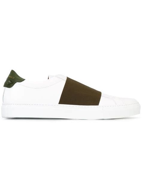 givenchy urban knot elastic-panel slip-on trainers|White & Black Elastic Urban Knots Sneakers by Givenchy on .